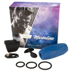 Magic Shiver Coffret Sextoys Masculine 4 Accessoires Noirs